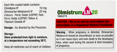 Olmistrum Ln 20 Tablet 10 Olmistrum Ln 20 Tablet 10